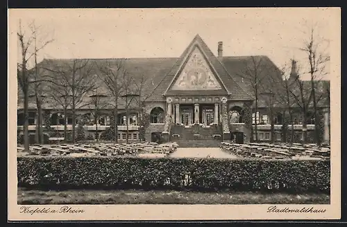 AK Krefeld a. Rhein, Gasthaus Stadtwaldhaus