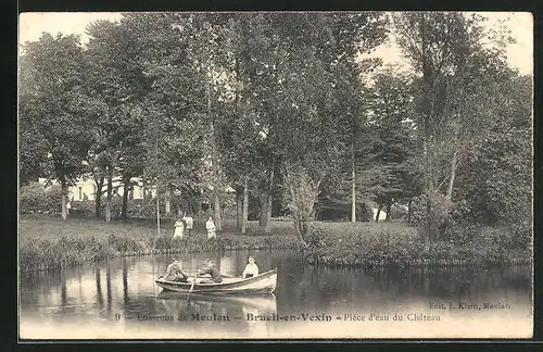 AK Brueil-en-Vexin, Pièce d`eau du Chateau