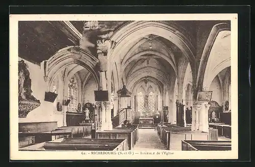 AK Richebourg, Intérieur de l`Eglise