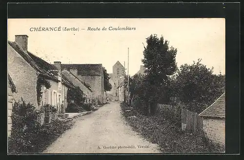 AK Chérancé, Route de Coulombiers