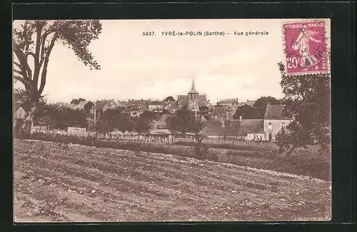 AK Yvré-le-Polin, Vue générale