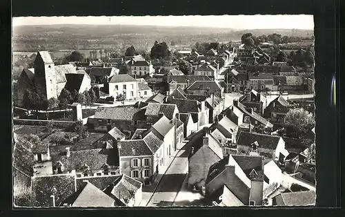 AK St-Rémy-du.Plain, La Grande rue et vue générale