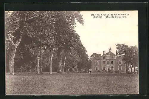 AK Saint-Michel-de-Chavaignes, Chateau de St-Paul