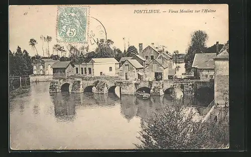 AK Pontlieue, Vieux Moulins sur l`Huisne