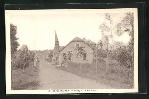 AK Saint-Maixent, Le Boulevard, Strassenpartie