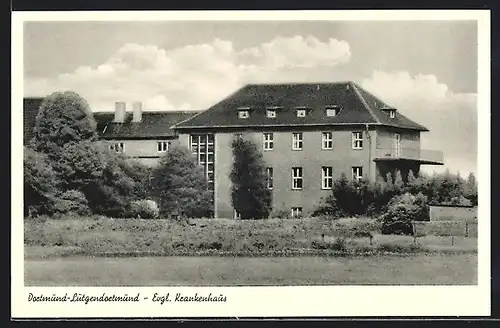 AK Dortmund-Lütgendortmund, Blick auf das evgl. Krankenhaus