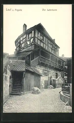 AK Lauf a. Pegnitz, Der Judenturm