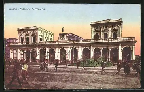 AK Napoli, Stazione Ferroviaria, Bahnhof