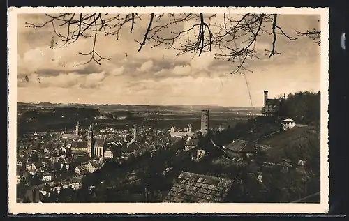 AK Ravensburg /Württbg., Gesamtansicht mit Mehlsack und Veitsburg