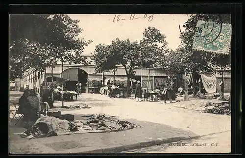 AK Asnières, Le Marchè