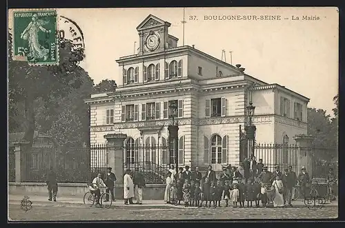 AK Boulogne-sur-Seine, La Mairie