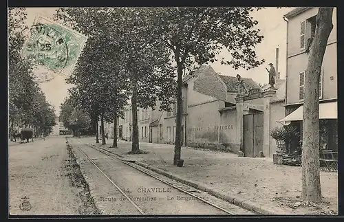 AK Chaville, Route de Versailles-Le Brigand