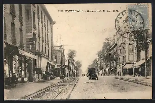 AK Courbevoie, Boulevard de Verdun