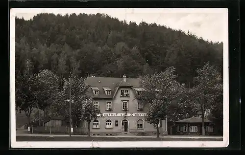 AK Goldmühl im Fichtelgebirge, Gasthof Siebenstern von Hans Wagner