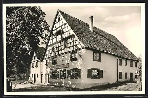 AK Kreenheinstetten, Geburtshaus v. Abraham a Sancta Clara (1644-1709)