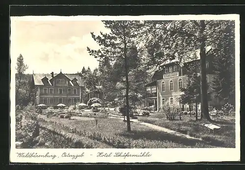 AK Waldbärenburg / Erzgeb., Hotel Schäfermühle