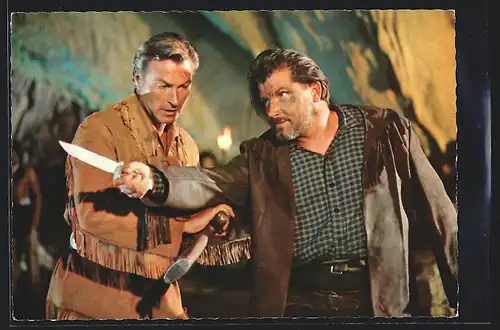 AK Schauspieler Lex Barker in Winnetou II. Teil