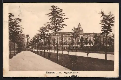 AK Zwickau, Blick auf die Ingenieurschule