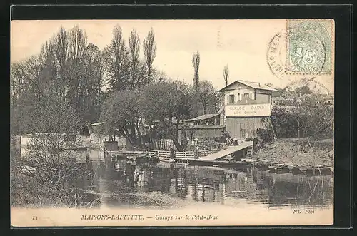 AK Maisons-Laffitte, Garage sur le Petit-Bras