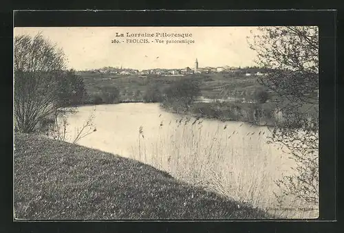 AK Frolois, Vue panoramique, Fernblick auf den Ort