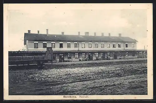 AK Berehovo, Nadrazi, Bahnhof