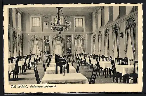 AK Bad Bocklet, Biedermeier-Speisesaal, Innenansicht