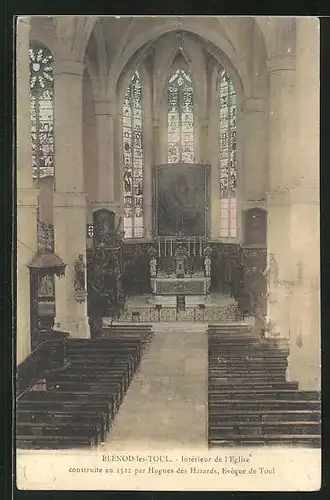 AK Blénod-les-Toul, Intérieur de l`Eglise