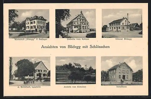 AK Blidegg, Gasthaus Blidegg, Käserei, Landwirt A. Brühlhart