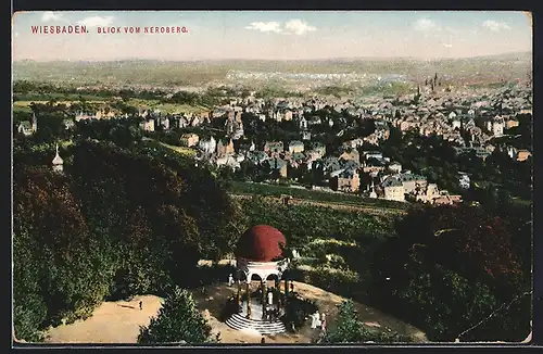 AK Wiesbaden, Ausblick vom Neroberg