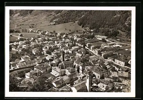 AK Poschiavo, Ortsansicht, Hotel Altavilla