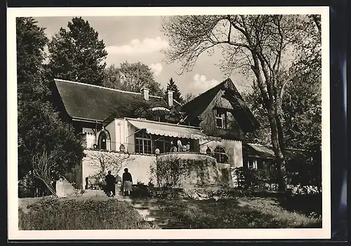 AK Leoni am Starnberger See, Volksbildungsheim Haus Buchenried