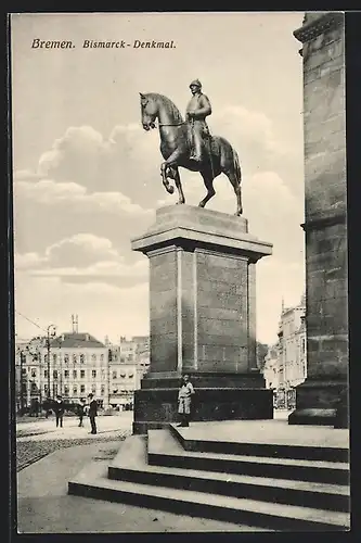 AK Bremen, Bismarck-Denkmal