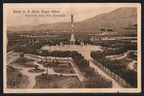 AK Santa Maria Capua Vetere, Panorama della Villa Comunale