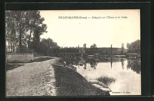 AK Villevallier, Echappée sur l`Yonne et la Vallée