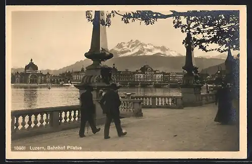 AK Luzern, Am Bahnhof Pilatus