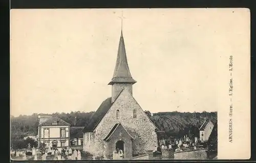 AK Arnieres, L`Eglise, L`Ecole