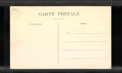 AK Saint-Maur, Les Inondations de la Marne en 1910, Le 1er Génie rue Labattu