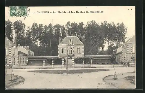 AK Migennes, La Mairie et les Écoles Communales