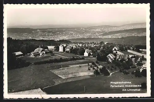 AK Widen, Gasthof Chalet Hasenberg, Fliegeraufnahme