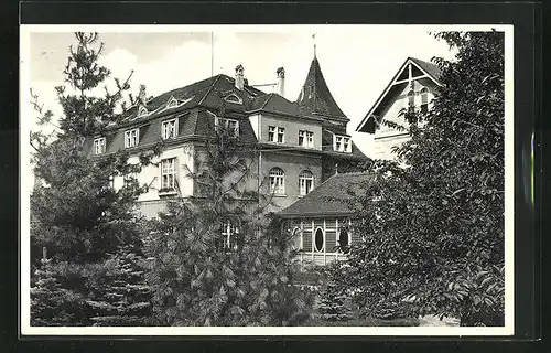 AK Radebeul-Zitzschewig, Genesungsheim Wettingshöhe am Krapenbergweg 3