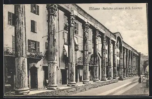 AK Milano, Colonne antiche a S. Lorenzo