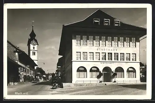 AK Huttwil, Am Stadthaus mit Wirtschaft