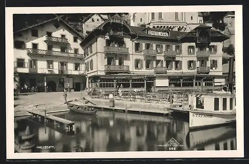 AK Hallstatt, Hotel Kainz, Boote