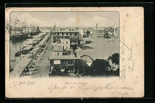 AK Port-Said, Entrée du Canal