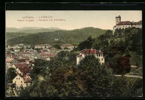 AK Laibach, Panorama vom Schlossberg