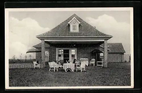 AK Horneburg, Haus mit Garten