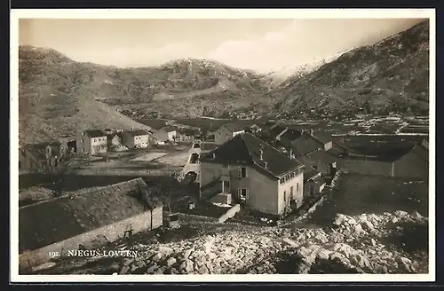 AK Njegus-Lovcen, Teilansicht aus der Vogelschau