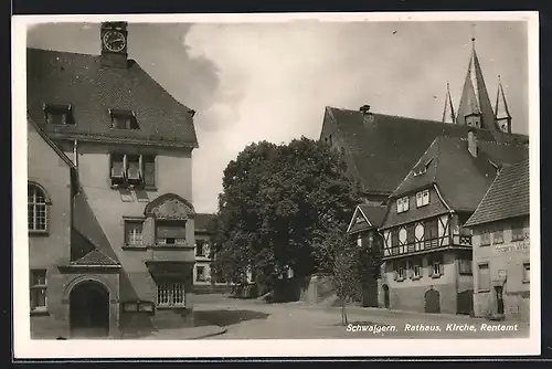 AK Schwaigern, Rathaus, Kirche, Rentamt