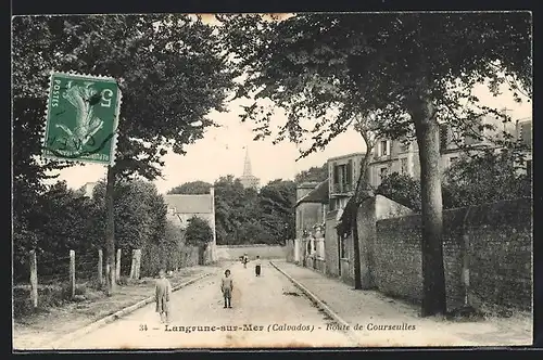 AK Langrune-sur-Mer, Route de Courseulles