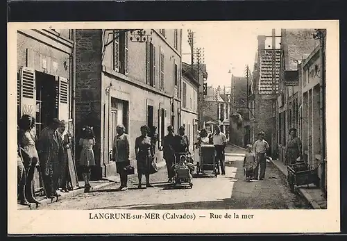 AK Langrune-sur-Mer, Rue de la mer